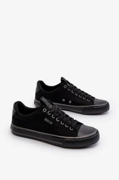 Best Męskie Niskie Trampki Big Star NN174005 Czarne Męskie Trampki Męskie Big Star|Trampki Niskie