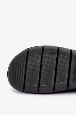 Klapki Męskie Klasyczne|Papcie Męskie></noscript>INBLU Męskie Obuwie Domowe Kapcie 9100002H Czarne