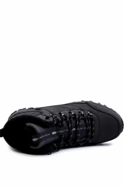 New Cross Jeans Męskie Ocieplane Botki Buty Trekkingowe KK1R4022C Czarne Czarny