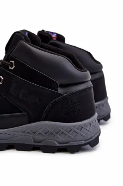 Botki Męskie></noscript>Lee Cooper Męskie Ocieplane Botki Trapery LCJ-22-01-1391 Czarne