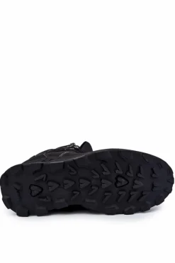 Outlet Evento Męskie Ocieplane Botki Trapery Czarne Allan