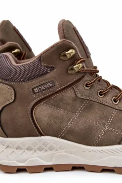 Discount Męskie Ocieplane Botki Trapery Khaki Allan Męskie Obuwie Trekkingowe Męskie|Botki Męskie