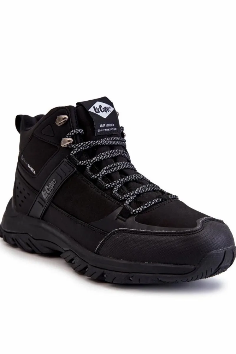 Obuwie Trekkingowe Męskie|Botki Męskie>Lee Cooper Męskie Ocieplane Buty Trekkingowe LCJ-22-01-1412 Czarne
