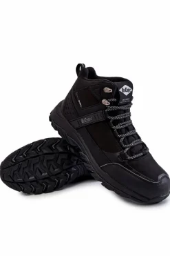 Obuwie Trekkingowe Męskie|Botki Męskie>Lee Cooper Męskie Ocieplane Buty Trekkingowe LCJ-22-01-1412 Czarne