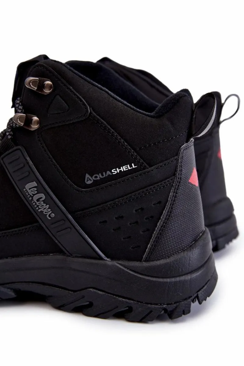 Obuwie Trekkingowe Męskie|Botki Męskie>Lee Cooper Męskie Ocieplane Buty Trekkingowe LCJ-22-01-1412 Czarne