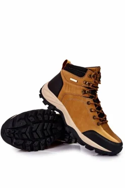 Obuwie Trekkingowe Męskie>Evento Męskie Ocieplane Buty Trekkingowe Camel Dannis