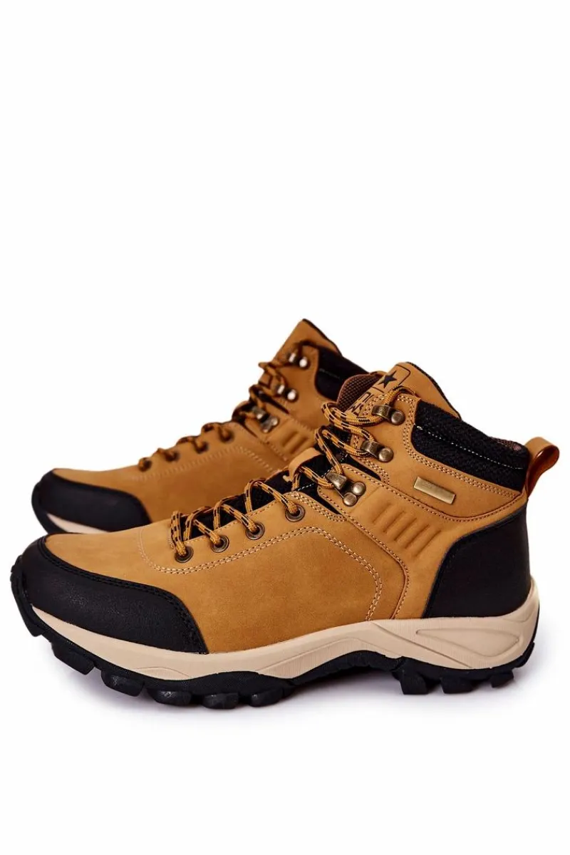 Obuwie Trekkingowe Męskie>Evento Męskie Ocieplane Buty Trekkingowe Camel Dannis