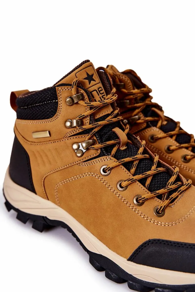 Obuwie Trekkingowe Męskie>Evento Męskie Ocieplane Buty Trekkingowe Camel Dannis