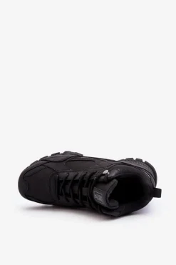 Best Męskie Ocieplane Buty Trekkingowe Czarne Big Star MM174164 Męskie Obuwie Trekkingowe Męskie|Obuwie Sportowe Męskie