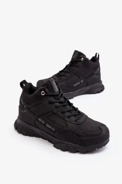 Best Męskie Ocieplane Buty Trekkingowe Czarne Big Star MM174164 Męskie Obuwie Trekkingowe Męskie|Obuwie Sportowe Męskie