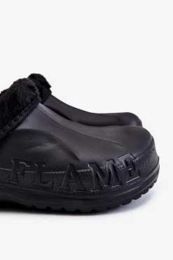 New Męskie Ocieplane Klapki Kroksy Czarne Calmo Męskie Klapki Męskie Klasyczne