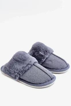 Boto Męskie Ocieplane Papcie Granatowe Marcus