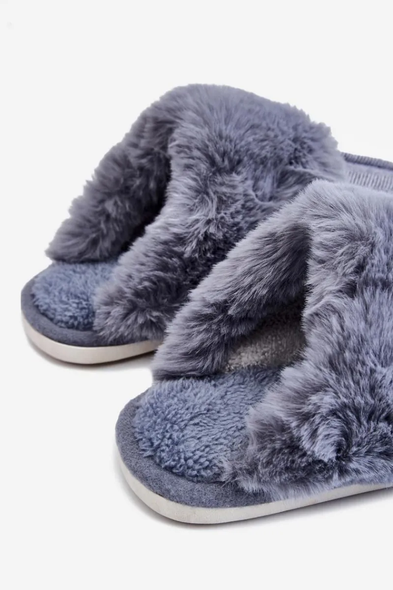 Boto Męskie Ocieplane Papcie Granatowe Marcus