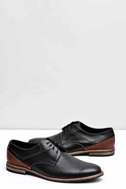 Discount Boto Męskie Półbuty Bednarek Eleganckie Skórzane Czarne Marcelo