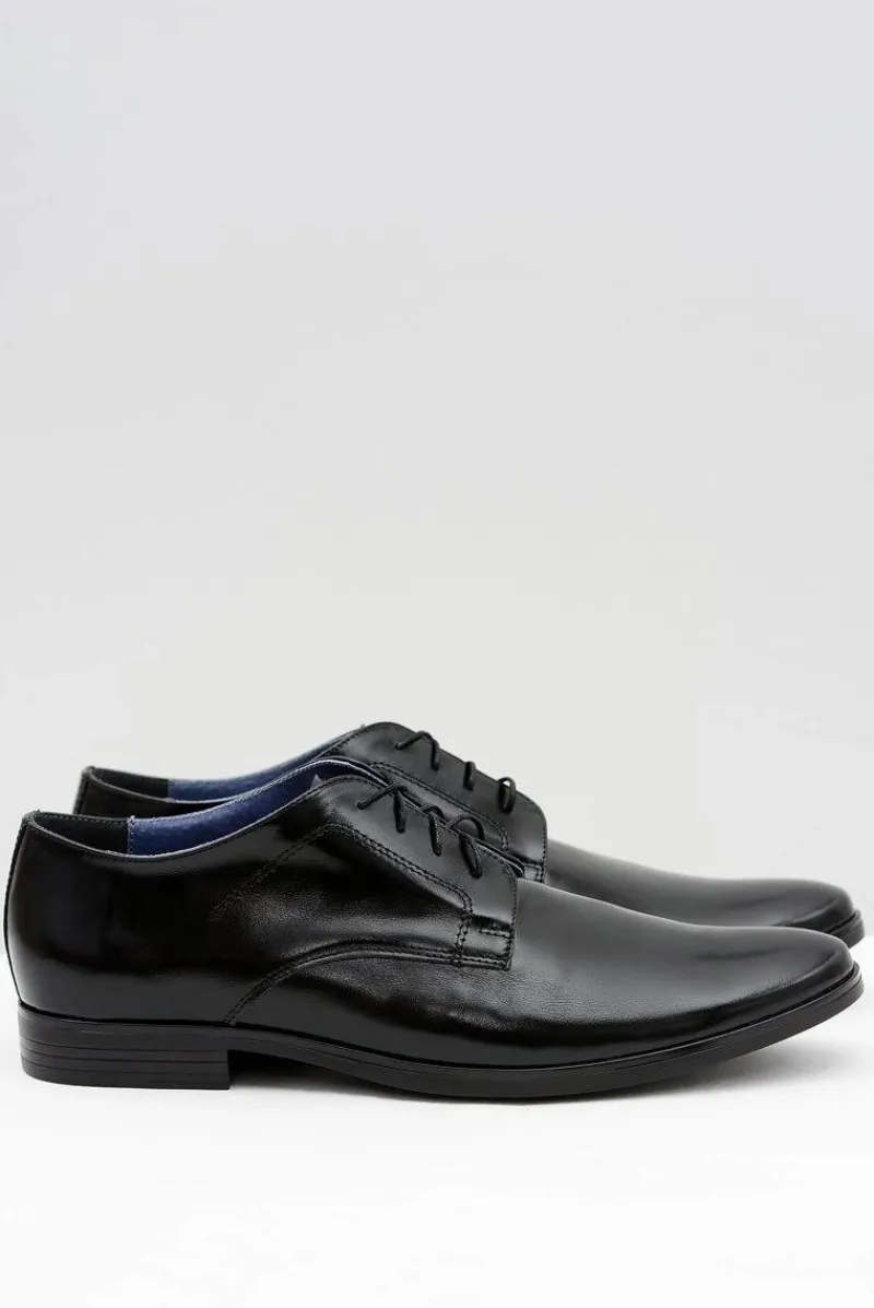 Bednarek Polish Shoes|Półbuty Eleganckie>Boto Męskie Półbuty Bednarek Eleganckie Skórzane Wizytowe Czarne Peter