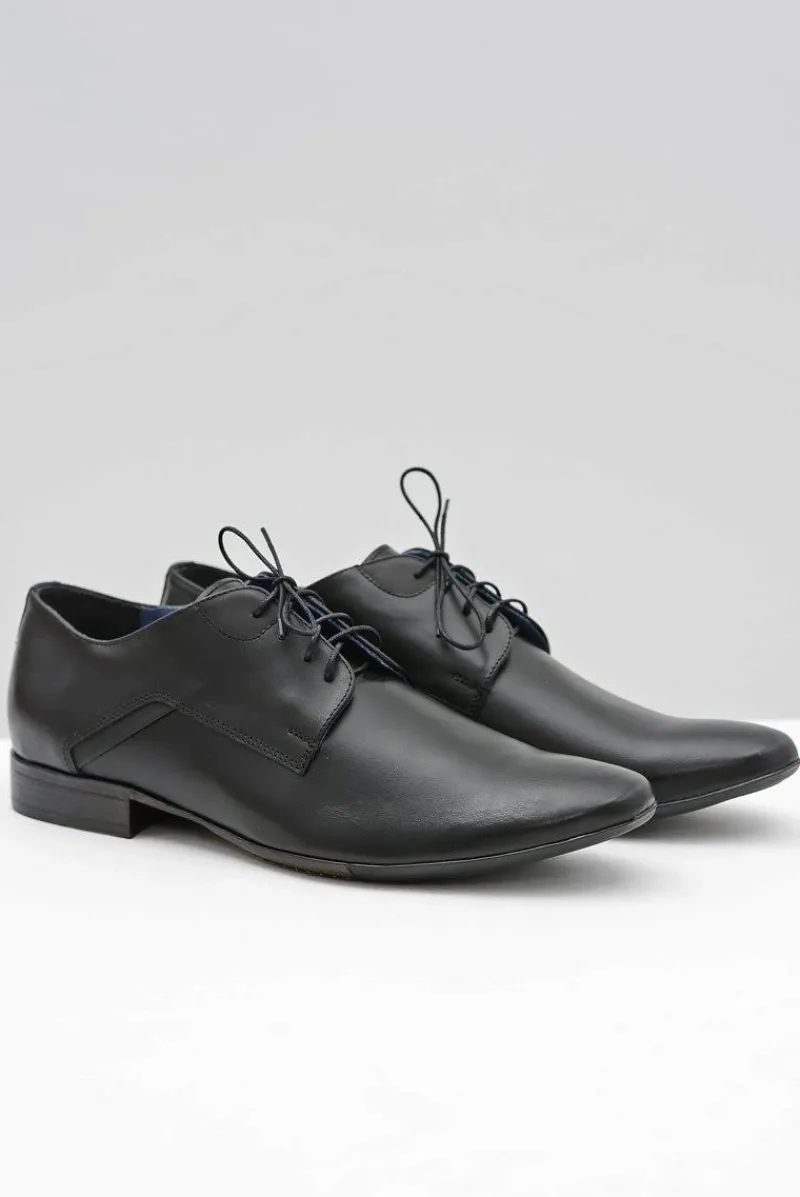 Bednarek Polish Shoes|Półbuty Casual>Boto Męskie Półbuty Bednarek Eleganckie Skórzane Czarne Edmondo