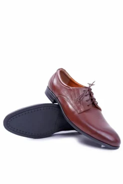 Online Męskie Półbuty Bednarek Eleganckie Skórzane Wizytowe Brązowe Radago Męskie Bednarek Polish Shoes|Półbuty Eleganckie