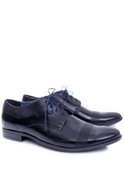 Bednarek Polish Shoes|Półbuty Eleganckie>Boto Męskie Półbuty Bednarek Eleganckie Skórzane Wizytowe Czarne Maestro