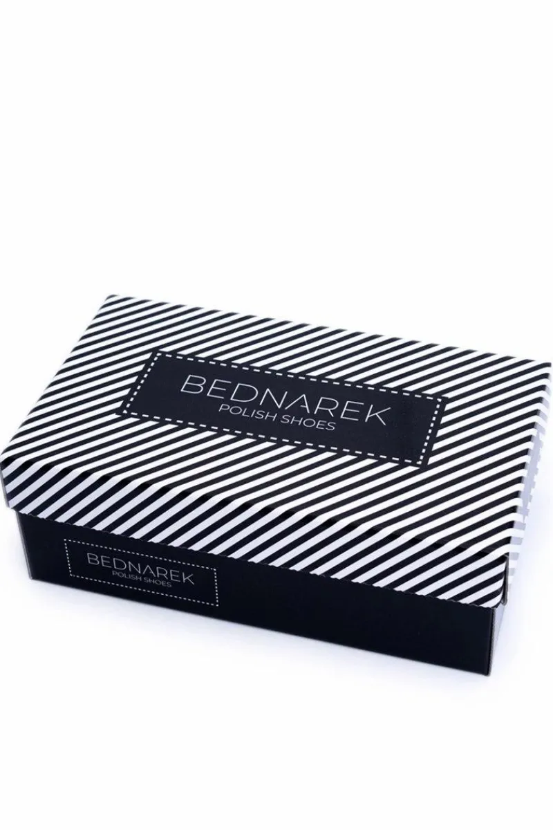 Bednarek Polish Shoes|Półbuty Eleganckie>Boto Męskie Półbuty Bednarek Eleganckie Skórzane Wizytowe Czarne Maestro