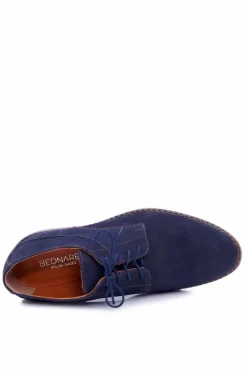 Bednarek Polish Shoes|Półbuty Casual>Boto Męskie Półbuty Bednarek Nubukowe Granatowe Atletos