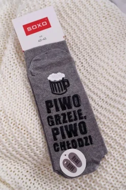 Skarpetki|Skarpetki>Boto Męskie Skarpetki SOXO Piwo Grzeje Piwo Chłodzi, Piwo Nigdy Nie Zaszkodzi