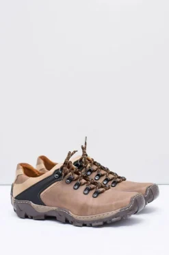 Hot Męskie Skórzane Brązowe Półbuty Trekkingowe Bednarek Męskie Obuwie Trekkingowe Męskie