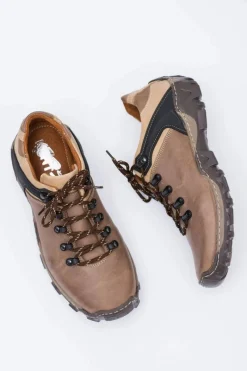 Hot Męskie Skórzane Brązowe Półbuty Trekkingowe Bednarek Męskie Obuwie Trekkingowe Męskie
