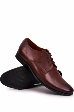 Best Męskie Skórzane Mokasyny BEDNAREK Brązowe Damskie Bednarek Polish Shoes|Mokasyny Sznurowane