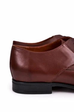 Best Męskie Skórzane Mokasyny BEDNAREK Brązowe Damskie Bednarek Polish Shoes|Mokasyny Sznurowane