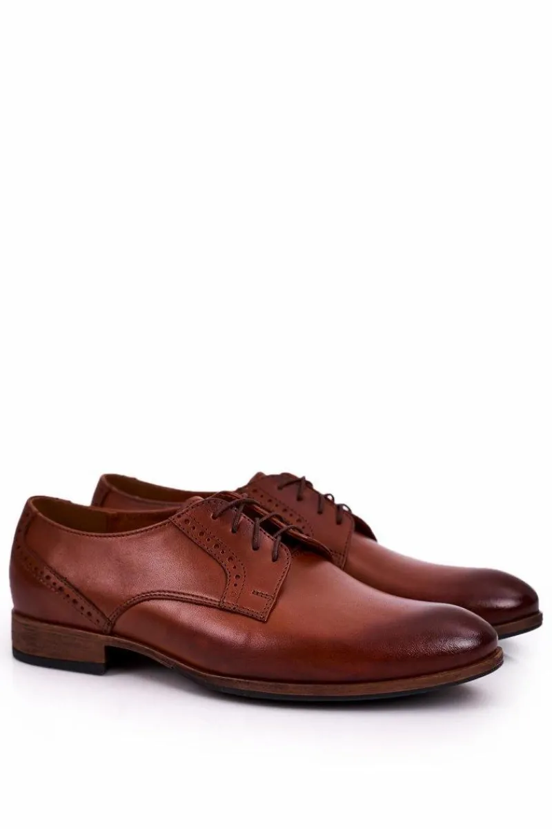 Bednarek Polish Shoes|Półbuty Eleganckie>Boto Męskie Skórzane Mokasyny Z Jasną Podeszwą BEDNAREK Jasny Brąz