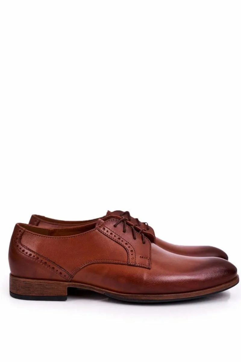 Bednarek Polish Shoes|Półbuty Eleganckie>Boto Męskie Skórzane Mokasyny Z Jasną Podeszwą BEDNAREK Jasny Brąz