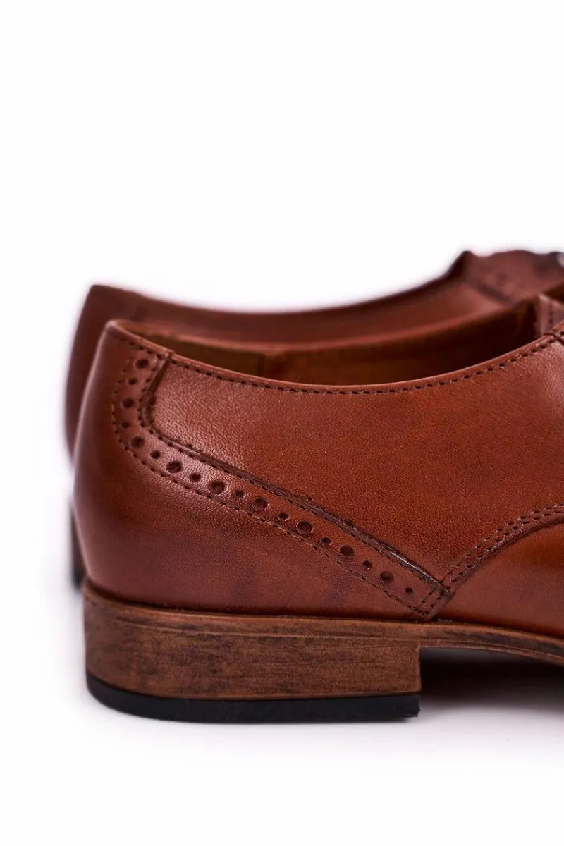 Bednarek Polish Shoes|Półbuty Eleganckie>Boto Męskie Skórzane Mokasyny Z Jasną Podeszwą BEDNAREK Jasny Brąz