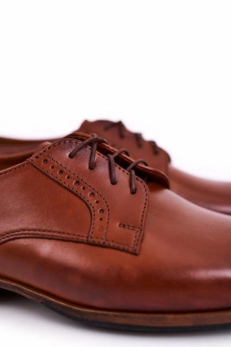 Bednarek Polish Shoes|Półbuty Eleganckie>Boto Męskie Skórzane Mokasyny Z Jasną Podeszwą BEDNAREK Jasny Brąz