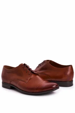 Clearance Męskie Skórzane Półbuty Bednarek 805 Brązowe Męskie Bednarek Polish Shoes|Półbuty Eleganckie