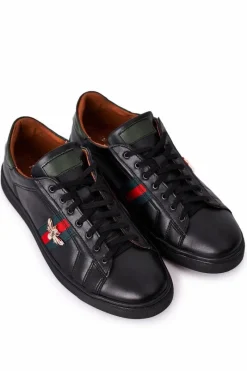 Best Męskie Skórzane Półbuty Tenisówki BEDNAREK Czarne Męskie Bednarek Polish Shoes|Półbuty Casual