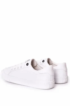 Hot Męskie Skórzane Trampki Big Star HH174037 Białe Męskie Trampki Męskie Big Star|Trampki Niskie