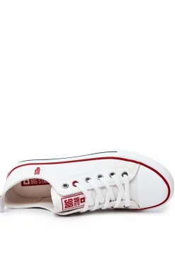 Hot Big Star Shoes Męskie Skórzane Trampki BIG STAR JJ174069 Białe Biały