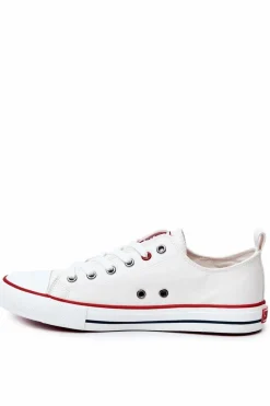 Hot Big Star Shoes Męskie Skórzane Trampki BIG STAR JJ174069 Białe Biały