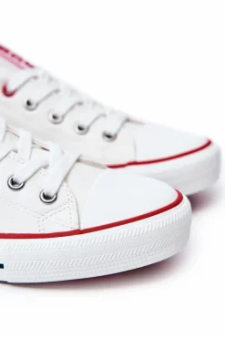 Hot Big Star Shoes Męskie Skórzane Trampki BIG STAR JJ174069 Białe Biały