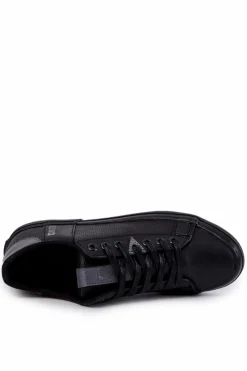 Clearance Big Star Shoes Męskie Skórzane Trampki Big Star JJ174227 Czarne