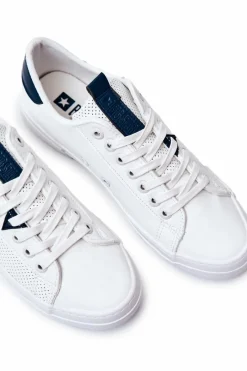 New Big Star Shoes Męskie Skórzane Trampki Big Star JJ174226 Białe