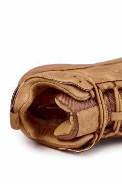 Best Męskie Sneakersy Buty Sportowe Big Star KK174248 Camel Męskie Obuwie Sportowe Męskie