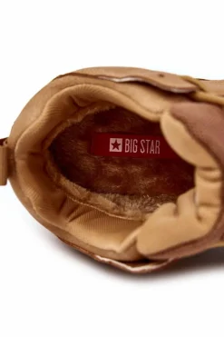 Best Męskie Sneakersy Buty Sportowe Big Star KK174248 Camel Męskie Obuwie Sportowe Męskie