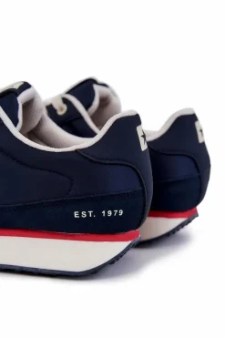 Online Męskie Sneakersy Memory Foam Big Star JJ174296 Granatowe Męskie Obuwie Sportowe Męskie