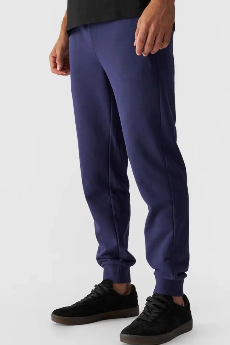 New 4F Męskie Spodnie Dresowe Joggery WMM00TTROM0942-31S Granatowe