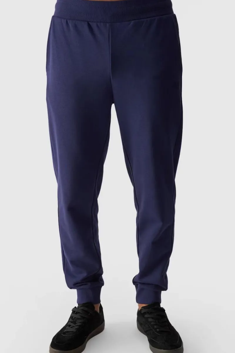 New 4F Męskie Spodnie Dresowe Joggery WMM00TTROM0942-31S Granatowe