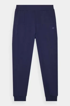 New 4F Męskie Spodnie Dresowe Joggery WMM00TTROM0942-31S Granatowe