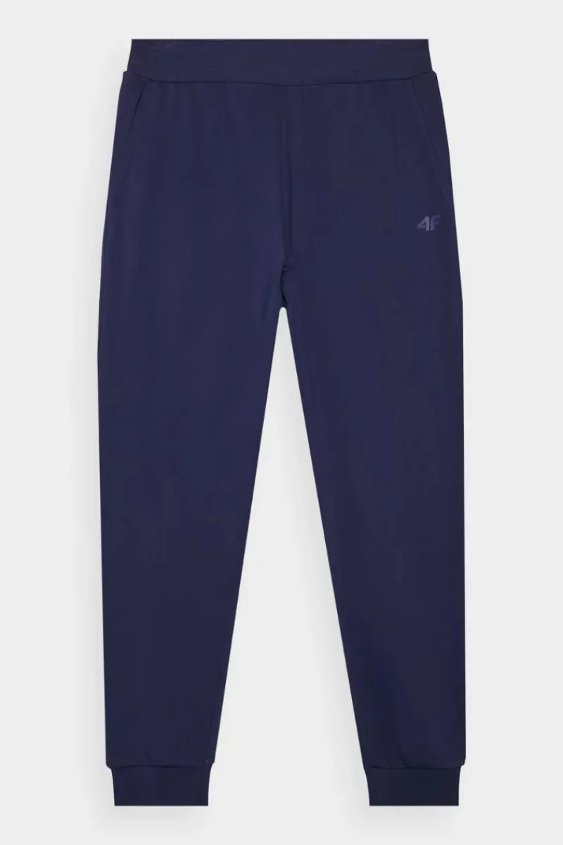 New 4F Męskie Spodnie Dresowe Joggery WMM00TTROM0942-31S Granatowe