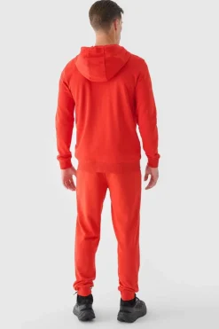 Sale Męskie Spodnie Dresowe Joggery WMM00TTROM0942-60S Czerwone Męskie Spodnie Męskie|Odzież 4F