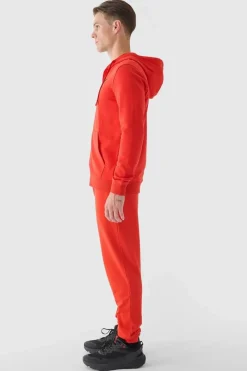 Sale Męskie Spodnie Dresowe Joggery WMM00TTROM0942-60S Czerwone Męskie Spodnie Męskie|Odzież 4F